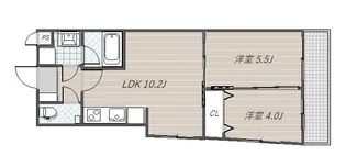 メルヴェーユ蘇我【3階】の間取り