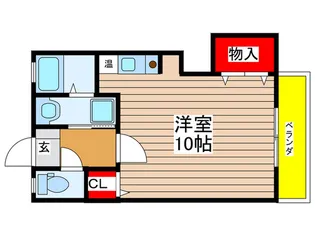 グリ-ンベル【3階】の間取り