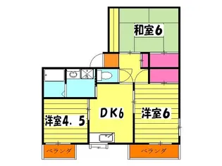 3DKの間取り画像