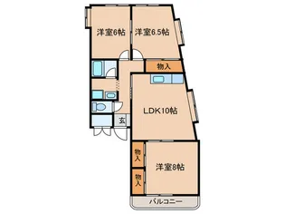 アンフィニ【1階】の間取り