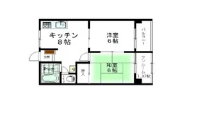 チューリップハウス【2階】の間取り