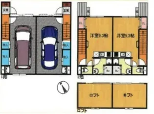 ネオガレ初芝の間取り