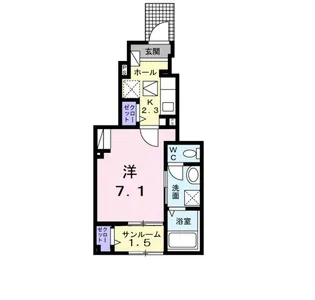 ディリジェント エイト【1階】の間取り