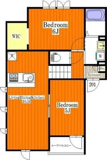 Foresight bldg.B【2階】の間取り