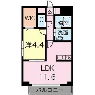 熊本県熊本市中央区新町3【マンション】の間取り