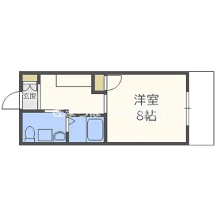 大阪府大阪市淀川区西中島2【マンション】の間取り