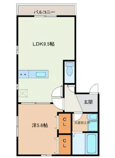 サンパークIII【2階】の間取り