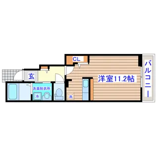 カモミールII【1階】の間取り