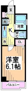 東京都渋谷区西原1【マンション】の間取り