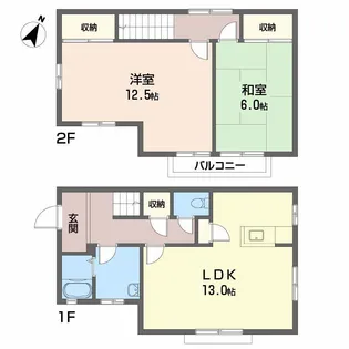 愛媛県松山市畑寺町【一戸建】の間取り