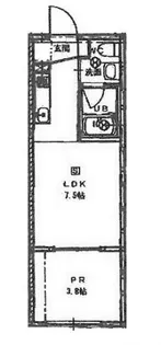 広島県広島市佐伯区五日市中央4【アパート】の間取り