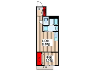 グランローズ【1階】の間取り