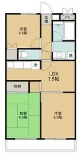 3LDKの間取り画像