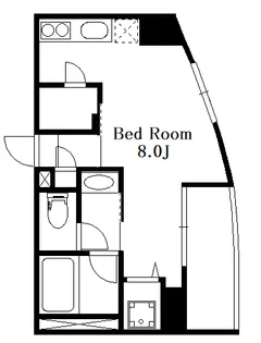 フォルトゥーナ中野【6階】の間取り
