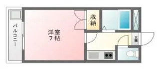 グリーンPAL鹿田【5階】の間取り