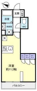 ウィンドテラス八千代台西【2階】の間取り