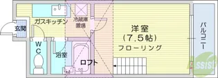 サンライズツツミ【2階】の間取り