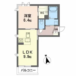 シャーメゾン ボヌール【1階】の間取り