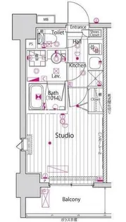 ガーラ・プレシャス高輪台【4階】の間取り