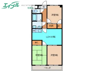 ロイヤルゆき【1階】の間取り