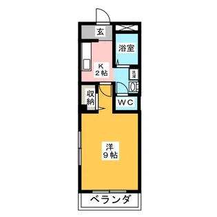 HAIR’NS HANDA【3階】の間取り