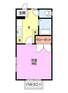 メゾン・ド・ローリエ【2階】の間取り