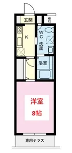 TFレジデンス鵜の木【1階】の間取り