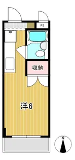 エジリスカイコート【3階】の間取り