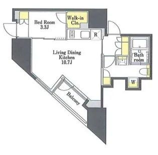 プライムメゾン本郷【1階】の間取り