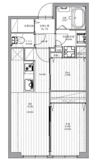 レジデンス渋谷富ヶ谷【2階】の間取り