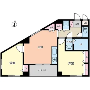東京都中野区弥生町5【マンション】の間取り