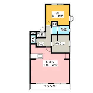 コーポ姫【3階】の間取り