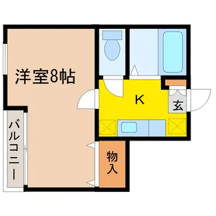 プランドビル土樋【3階】の間取り