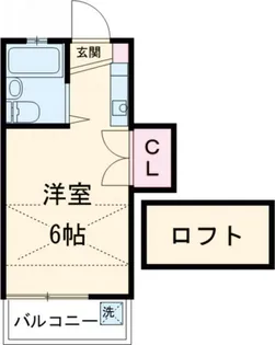 リヴィンサクラ【2階】の間取り