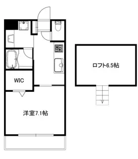 ルネ丸美徳丸【2階】の間取り