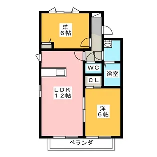 Mハイツ【2階】の間取り