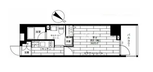 グランドコンシェルジュ日本橋【6階】の間取り