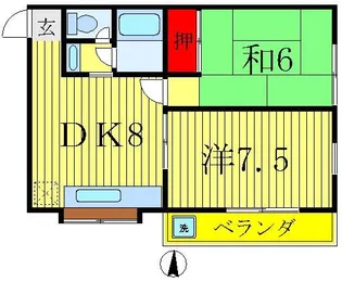 千代田アネックスビラ【1階】の間取り