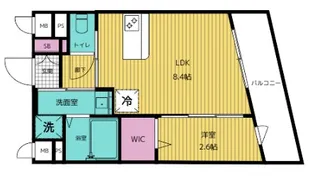 b’CASA武蔵小杉II【5階】の間取り
