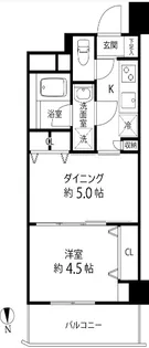 DuoStage白金高輪 デュオステージ白金高輪【8階】の間取り