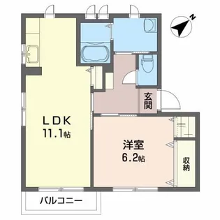 グランセレッソ F【1階】の間取り