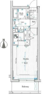 JOYCUBE三ツ沢【4階】の間取り
