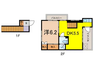 南品川MSアパートの間取り