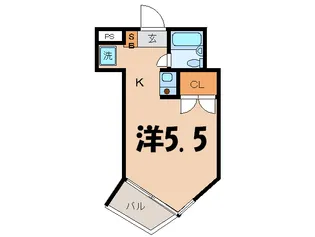 日神パレステ-ジ代田橋【1階】の間取り