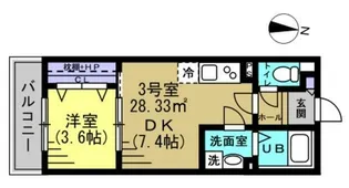 千葉県松戸市東平賀【アパート】の間取り