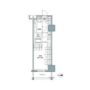 パークハビオ東中野【2階】の間取り