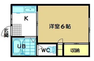 ハイツ小池 No.1【1階】の間取り