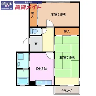 CASA DE BIENESTAR【2階】の間取り