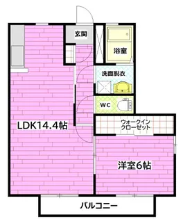 広島県広島市安佐南区山本5【アパート】の間取り