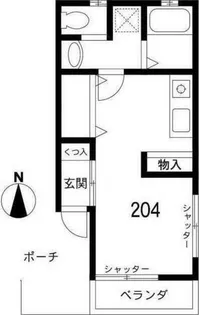 プランドール丸山【1階】の間取り